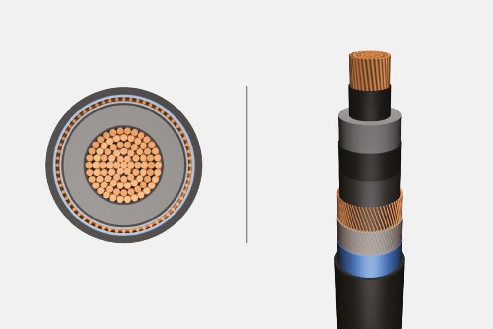 76/132kV XLPE Insulated, Radial And Longitudinally Sealed, Single