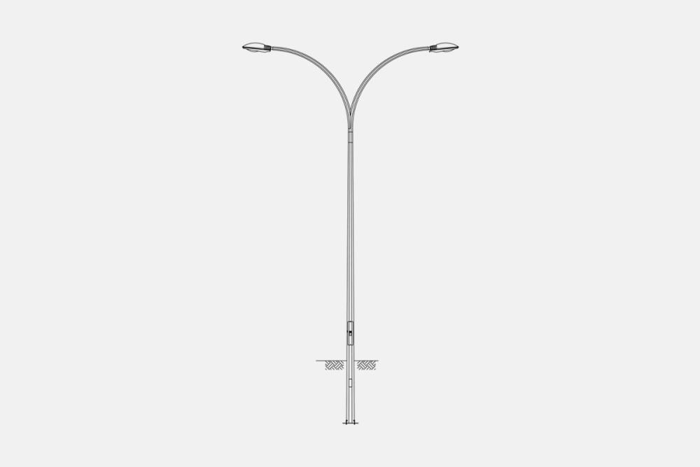 6m Street Lighting Pole (AD1 60/10)